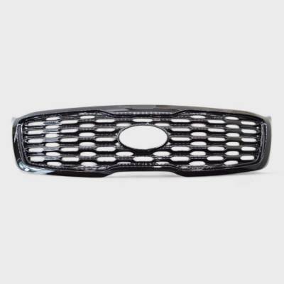Trim Illusion - Trim Illusion ABS6488BLK Black Front Grille Overlay for 19-20 Kia Sorento
