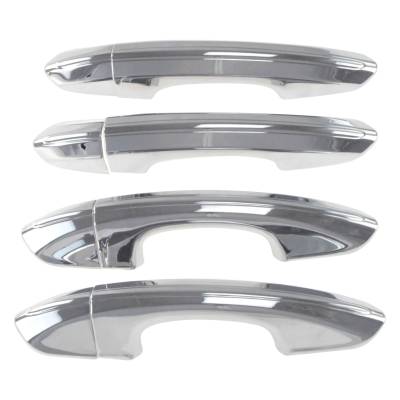 Trim Illusion - Trim Illusion DH254 Front/Rear Door Handle Covers Chrome Ford Edge/Fusion