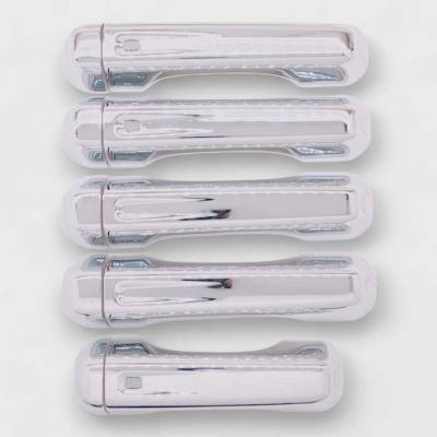 Trim Illusion - Trim Illusion DH295 Front/Rear Door Handle Covers Chrome for Gladiator/Jeep JL