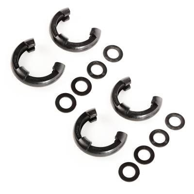 Rugged Ridge - Rugged Ridge 11235.6 D-Ring Isolator Kit Black 2 Pair 3/4 inch