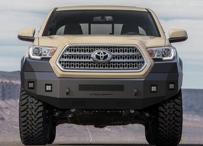 Steelcraft - Steelcraft 71-13420 Black Fortis Front Bumper for 16-23 Toyota Tacoma