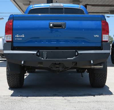 Steelcraft - Steelcraft 76-23420 Black Fortis Rear Bumper for 16-23 Toyota Tacoma