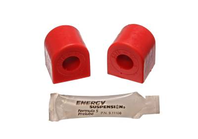 Energy Suspension - Energy Suspension 18.5102R Sway Bar Bushing Set Rear Polyurethane Red