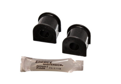 Energy Suspension - Energy Suspension 11.5106G Sway Bar Bushing Set Rear Polyurethane Black