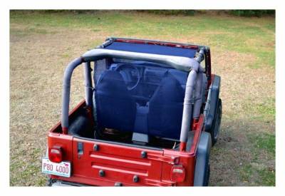 Steinjager - Steinjager Teddy Top Truckster Mesh Bikini-Blue for Wrangler TJ J0043629