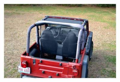 Steinjager - Steinjager Teddy Top Truckster Mesh Bikini Black for Wrangler TJ J0043626