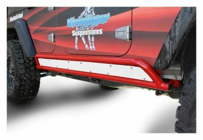 Steinjager - Steinjager Phantom Rock Slider Inserts-White for Wrangler JK 4dr J0044862