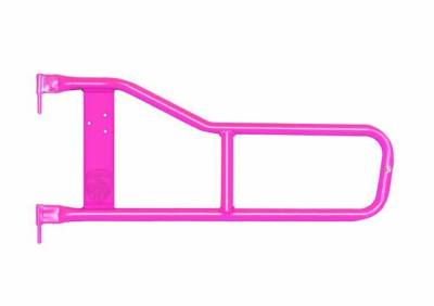 Steinjager - Steinjager Front Tubular Trail Doors-Hot Pink for Wrangler TJ J0046490