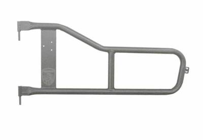 Steinjager - Steinjager Front Tubular Trail Doors-Gray Hammer for Jeep Scrambler J0045398