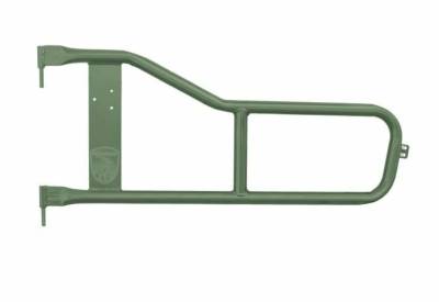 Steinjager - Steinjager Front Tubular Trail Doors-Locas Green for Jeep Scrambler J0045395