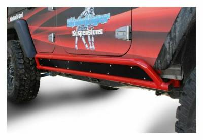 Steinjager - Steinjager Phantom Rock Slider Inserts Black for Wrangler JK 4dr J0044849