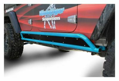 Steinjager - Steinjager Phantom Rock Sliders-Playboy Blue for Wrangler JK 4dr J0044885