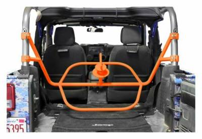 Steinjager - Steinjager Internal Spare Tire Carrier-Orange for Wrangler JK 2DR J0045492