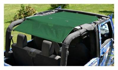 Steinjager - Steinjager Teddy Top Mesh Extended Bikini-Green for Jeep JK 2DR J0043720