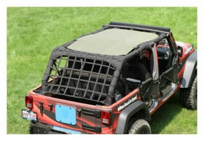 Steinjager - Steinjager Teddy Top Mesh Extended Bikini Tan for Jeep JK 4DR J0043699