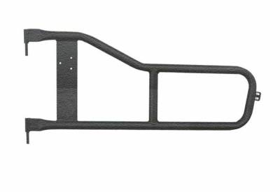 Steinjager - Steinjager Front Tubular Trail Doors-Texturized Black for Wrangler YJ J0043584