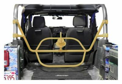 Steinjager - Steinjager Internal Spare Tire Carrier-Mil. Beige for Wrangler JK 2DR J0045500