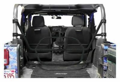Steinjager - Steinjager Internal Spare Tire Carrier-Text Black for Wrangler JK 2DR J0045501