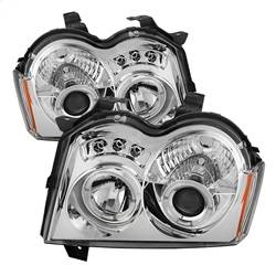 Spyder Auto - Spyder Auto 5011107 LED Halo Projector Headlights Chrome/Clear