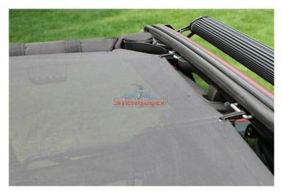 Steinjager - Steinjager Teddy Top Mesh Extended Bikini Black for Jeep JK 4DR J0041463