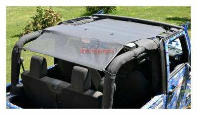 Steinjager - Steinjager Teddy Top Mesh Extended Bikini Black for Jeep JK 2DR J0041662