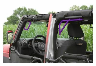 Steinjager - Steinjager Front/Rear Rigid Grab Handles-Sinbad Purple for Jeep JK 4DR J004359