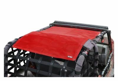 Steinjager - Steinjager Teddy Top Mesh Extended Bikini Red for Wrangler TJ J0045993