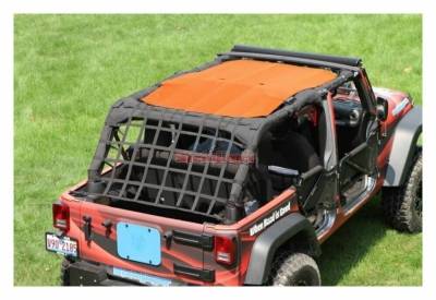 Steinjager - Steinjager Teddy Top Mesh Extended Bikini-Orange for Jeep JK 4DR J0041464
