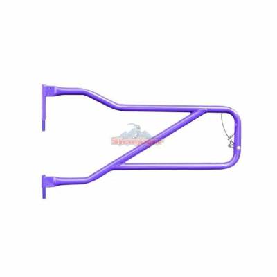 Steinjager - Steinjager Front Tubular Trail Doors-Sinbad Purple for Wrangler JL J0048318