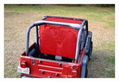 Steinjager - Steinjager Teddy Top Truckster Mesh Bikini Red for Wrangler TJ J0043634