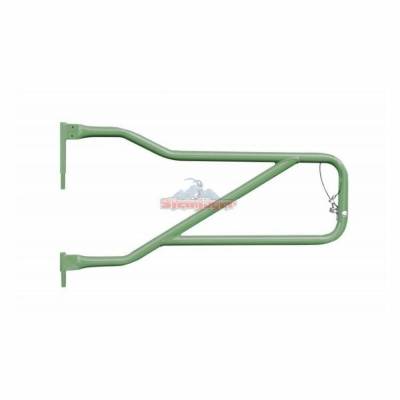 Steinjager - Steinjager Front Tubular Trail Doors-Locas Green for Wrangler JL J0048314