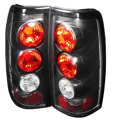 Spyder Auto - Spyder Auto 5001696 Euro Taillights Black/Clear for 03-06 Silverado 1500/HD