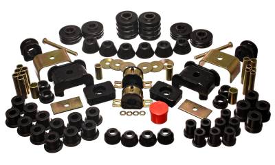 Energy Suspension - Energy Suspension 3.18105G Hyper-Flex Master Bushing Kit Black for Chevy & GMC