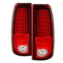 Spyder Auto - Spyder Auto 5001740 LED Red/Clear Taillights for 03-06 Silverado 1500/2500HD