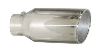 Pypes Performance Exhaust - Pypes EVT508 5" ID X 8" OD X 18" L Rolled W Tip Universal