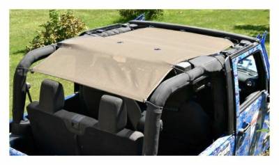 Steinjager - Steinjager Teddy Top Mesh Extended Bikini Tan for Jeep JK 2DR J0043719