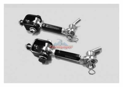 Steinjager - Steinjager Front Quick Disconnect Sway Bar End Links-Bare for Jeep TJ J0028974