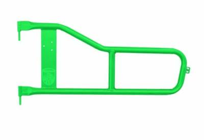 Steinjager - Steinjager Front Tubular Trail Doors-Neon Green for Wrangler YJ J0043580