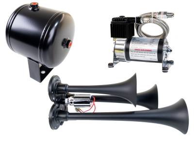 Kleinn Automotive Accessories - Kleinn Automotive HK3-1 Pro Blaster Triple Air Horn Kit