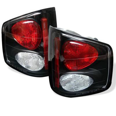 Spyder Auto - Spyder Auto 5001887 Black/Clear Euro Style Taillights