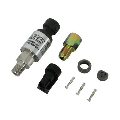 AEM Electronics - AEM 30-2130-500 500 PSIg Stainless Sensor Kit Stainless Steel Sensor Body