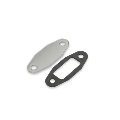 Mr Gasket - Mr Gasket 1517 Fuel Pump Block-Off Plate Chrome Plated
