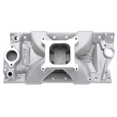 Edelbrock - Edelbrock 2999 Victor Jr. 23-DEG Tall Intake Manifold Small-Block Chevy