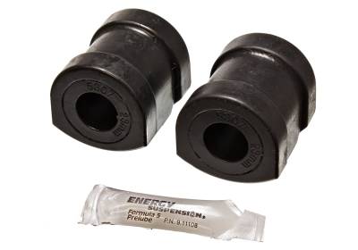 Energy Suspension - Energy Suspension 12.5101G Sway Bar Bushing Set Front Polyurethane Black