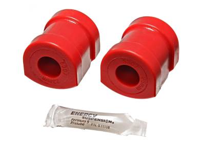 Energy Suspension - Energy Suspension 12.5101R Sway Bar Bushing Set Front Polyurethane Red