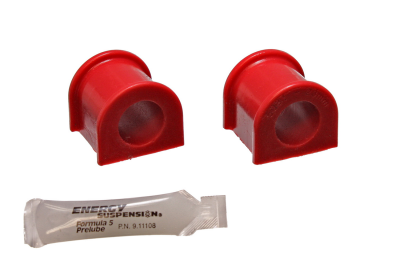 Energy Suspension - Energy Suspension 11.5101R Sway Bar Bushing Set Front Polyurethane Red