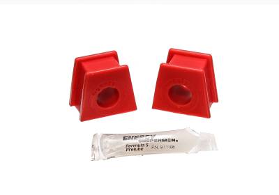 Energy Suspension - Energy Suspension 10.5103R Sway Bar Bushing Set Rear Polyurethane Red