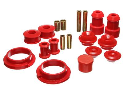 Energy Suspension - Energy Suspension 15.18101R Hyper-Flex Master Bushing Kit Red