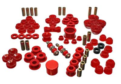 Energy Suspension - Energy Suspension 16.18104R Master Bushing Kit Red for 90-93 Acura Integra