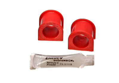 Energy Suspension - Energy Suspension 16.5118R Sway Bar Bushing Set Front Polyurethane Red